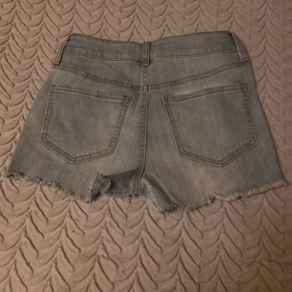 Casual Gray Denim Women's Jean Shorts